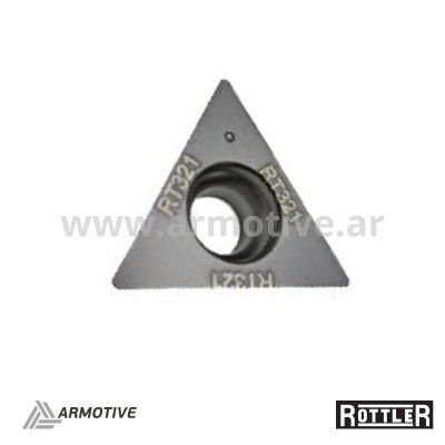 Inserto triangular, 9,52 mm radio de 0,40 mm RT321